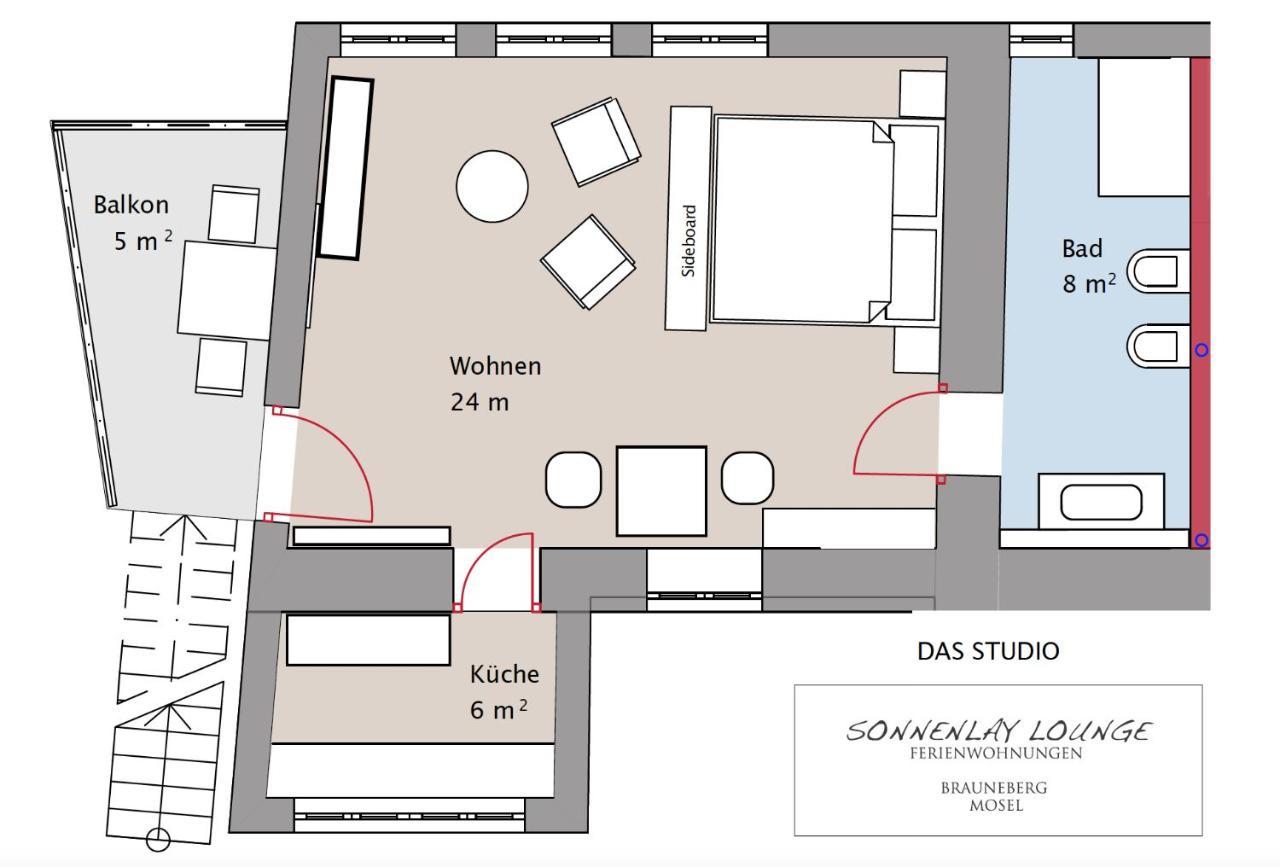 Sonnenlay Lounge - Studio & Ferienhaus Brauneberg Exterior foto